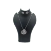 Round Shaped Diamond Pendant Set