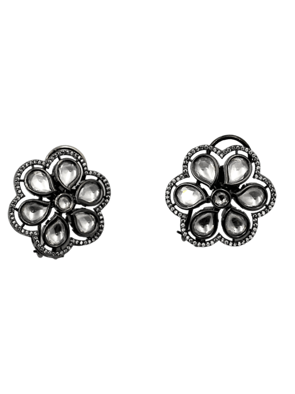 Gray Diamond Party Earrings: Timeless Elegance