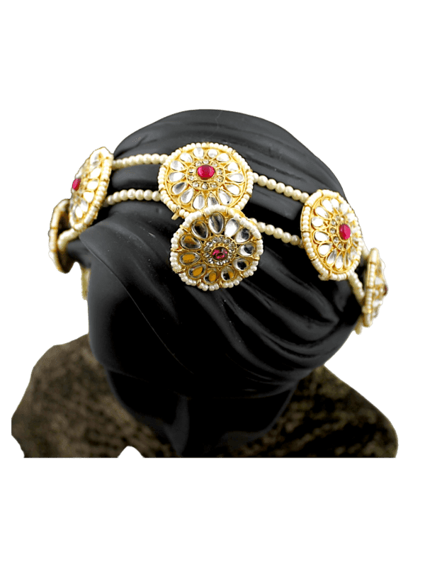 Graceful Pearl, White & Red Matapati