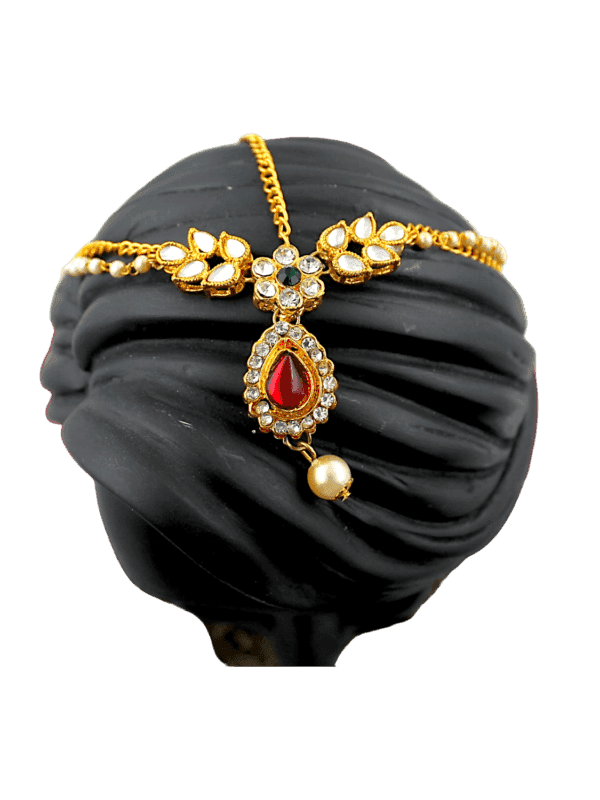 Statement Gold Matapati: White Red Pearls