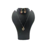 Round Pendant Set: Elegance Dangles Gracefully