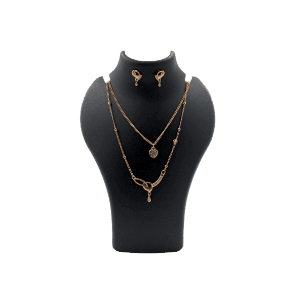 Dual Charm: Layered Pendant Set