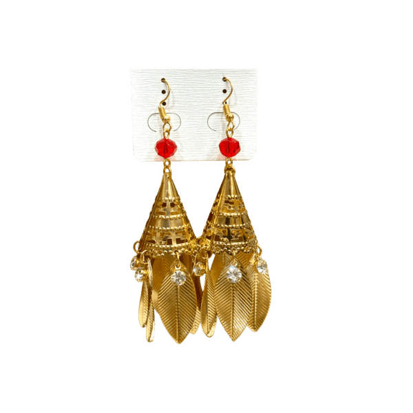 Glamorous Golden Metal Danglers