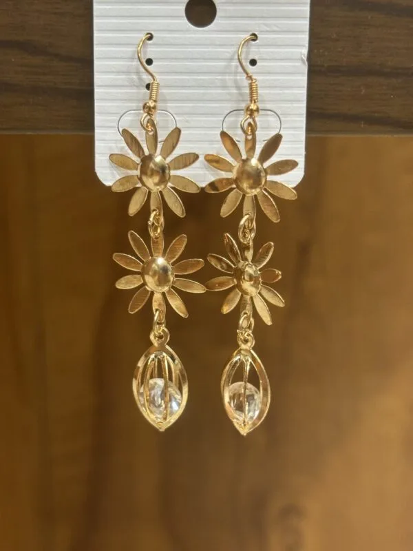 Classic Golden Metal Danglers