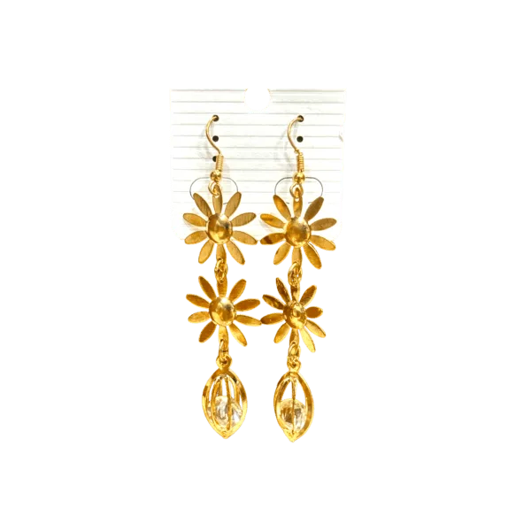Classic Golden Metal Danglers